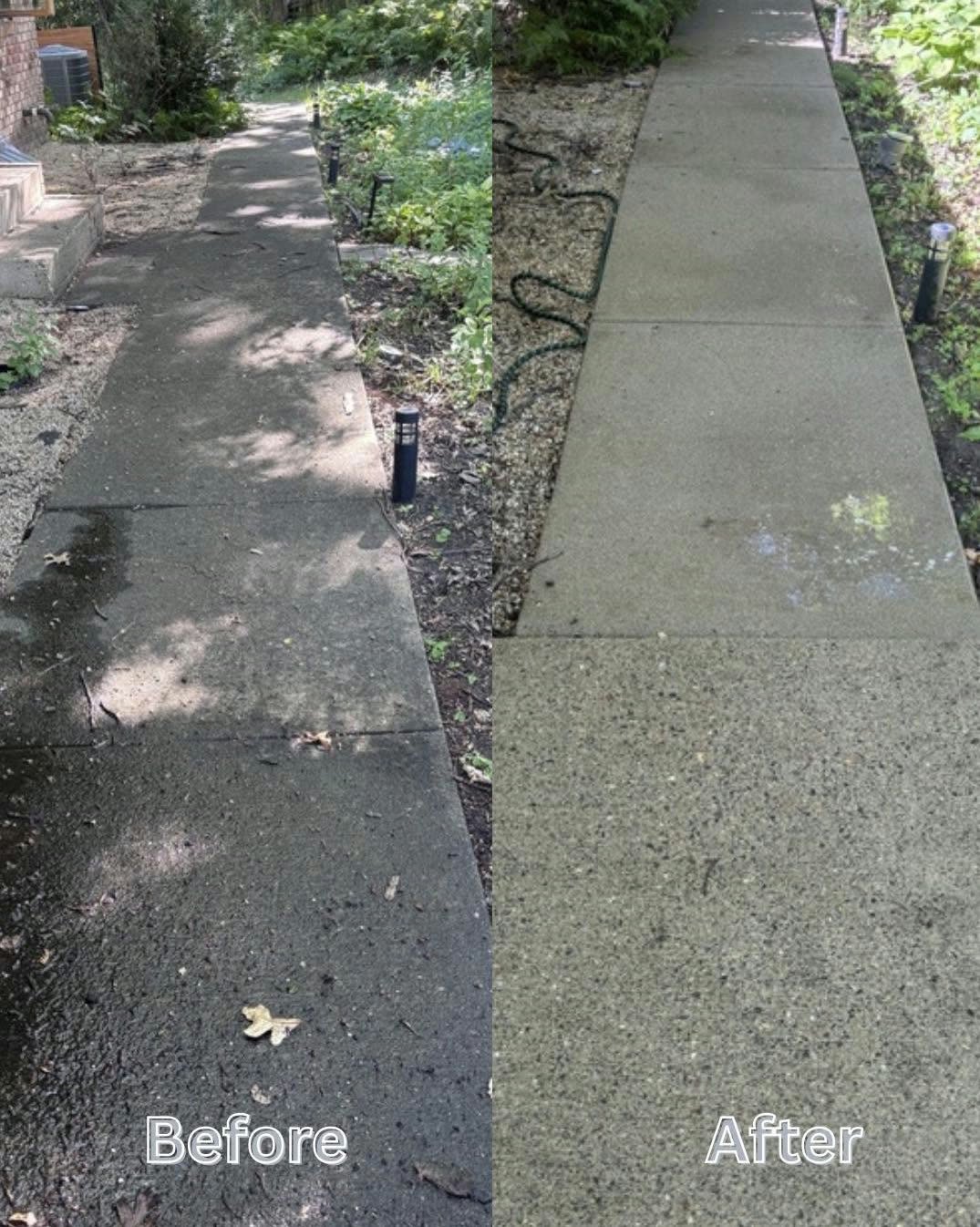 Garden Path · Before & After